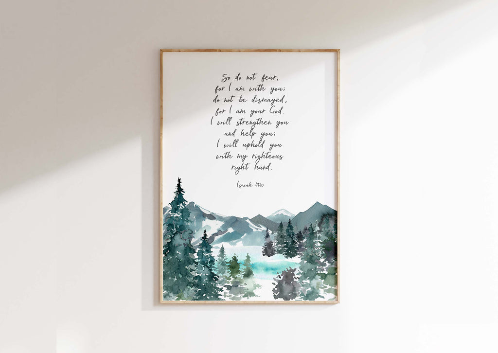 Bible Verses About Encouragement Christian Wall Art Collection